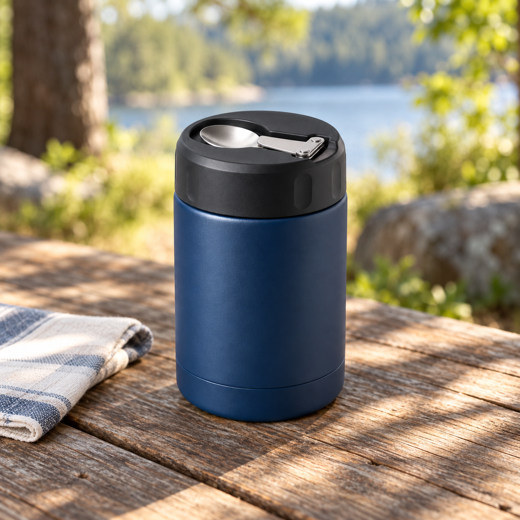 Lunch Jar 24 oz in Harbor, lifestyle view